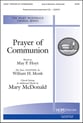 Prayer of Communion SATB choral sheet music cover